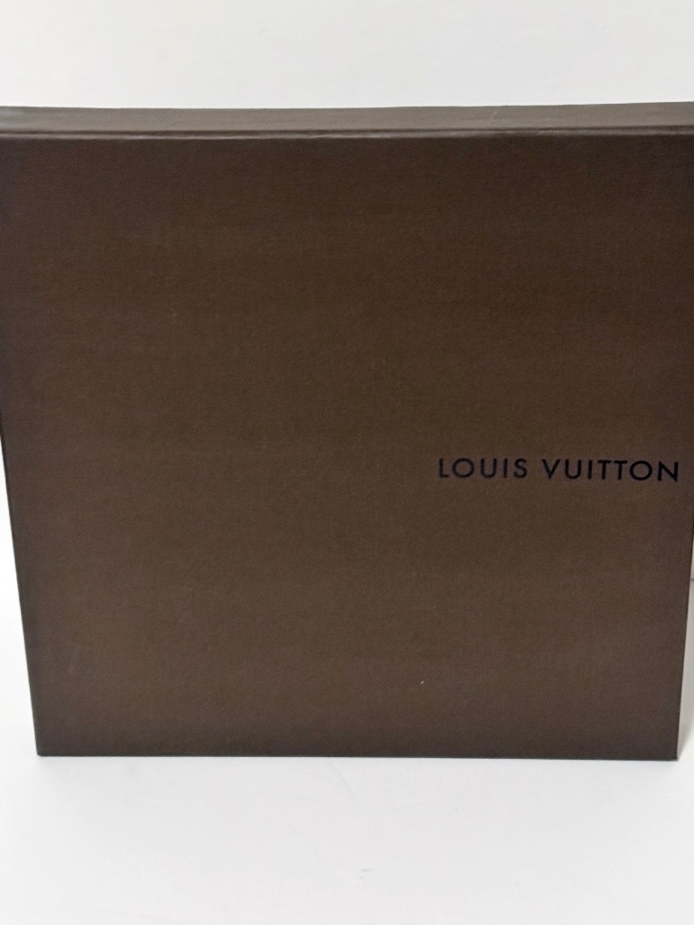 Louis Vuitton Brown Drawer Gift Box 10.5” Square (Empty), Vintage